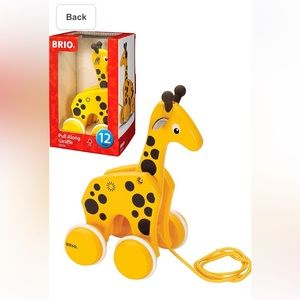 BRIO Pull-Along Giraffe Wood Material